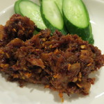 クルワ・プリックタイ - ナムプリッガームー(サービス)　ママ特製肉味噌