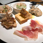 taverna la amico - 前菜盛り合わせ