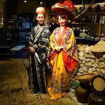 竹富島 - 沖縄の着物を着させて頂きました