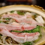 竹富島 - あぐー豚しゃぶしゃぶ（あぐ～豚肉&沖縄野菜盛合せ）