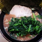 武道家 賢斗 - ラーメン　海苔増し、ほうれん草増し(16-12)