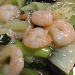 チャイナレストラン 横浜 - エビラーメン 750円