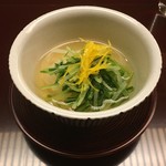 天神橋 青木 - 淀丸大根と水菜の炊き合わせ