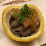 天神橋 青木 - 海鼠ともずくをポン酢であえた