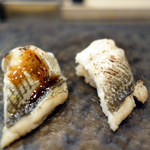 完全個室 天鮨 - 穴子　ツメと塩