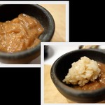 完全個室 天鮨 - 自家製塩辛としゃり入り