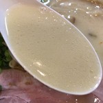 麺屋 菜々兵衛 - 【2016年11月】鶏白湯味噌のスープアップ。