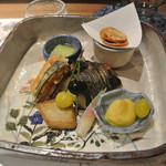 日本料理 潤花 - ２０１６年１２月３日の焼き物八寸２