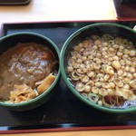 ゆで太郎 - ミニカレー丼セット