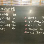 炉ばた焼　しばらく - 刺身(201612)