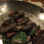 シャラン産鴨の心臓の串焼きニンニク風味