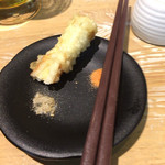 天ぷらとワイン 小島 - 竹輪の天ぷら