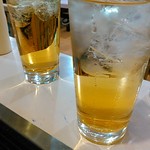 お好み焼 風花 - お茶割り
            焼酎サービス良すぎ