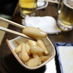 炉ばた焼　しばらく - 自家製ラッキョウ(201612)EOS Kiss X4