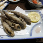 炉ばた焼　しばらく - メヒカリの唐揚げ(201612)EOS Kiss X4