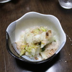 炉ばた焼　しばらく - 白菜の漬物(201612)EOS Kiss X4