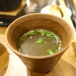 炭火焼鳥 いこか - 鶏スープ