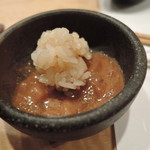 完全個室 天鮨 - 塩辛にシャリを♪