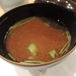 完全個室 天鮨 - 赤だし