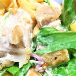 ロッカ&フレンズ クレープリー - パクチーが入ってたかな？　タンパク質はたぶん鶏肉？