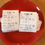 菓房　はら山 - 干菓子の原材料