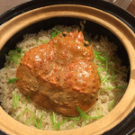 銀座 しのはら - 松葉ガニの炊き込みご飯