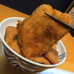 とんかつ太郎 - とんかつ太郎(新潟県新潟市中央区古町通6番町)カツ丼(カツ5枚)