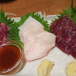 肉系居酒屋 肉十八番屋 - 馬刺し３種盛り