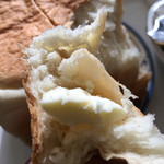 乃が美・ちぎって食べる。
          もっちりあまい。