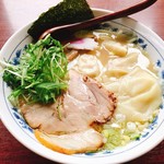 特製もりそば 瑛 - 海老ワンタン塩ラーメン