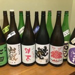 うっちゃり - 日替わり日本酒はグラス又は徳利一合で580円より