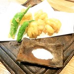 はてなのちゃわん - 北海道産タラ白子天ぷら￥７８０