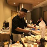 鮓と鉄板さくやま - むっちゃニッコニコの総帥