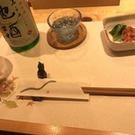 鮓と鉄板さくやま - 卓上