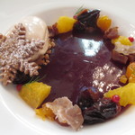 トゥールダルジャン - ドライフルーツのリース　シナモンのロワイヤルとヴァンショーのジュレ