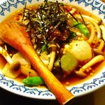 BANSAN 京色 - 生麩とお餅となすの揚げ出し