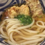 麺匠 釜善 - とりちくわ天うどん（温）（アップ）