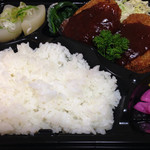 カフェスマイル - 日替わり「メンチカツ」