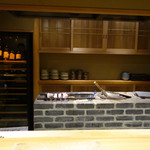 東麻布 天本 - 厨房