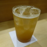 東麻布 天本 - 梅酒のソーダ割り