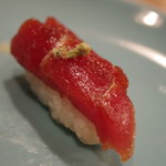 うを徳 - 鮪（しび）赤身（あかみ）醤油漬（しやうゆづ）け