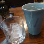 利久庵 - 蕎麦焼酎（右）