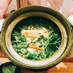 日本料理 太月 - 鮭ハラスと芹のごはん　2016年12月