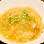 銀座 しのはら - 鼈のお出汁で炊いたふかひれあんかけ