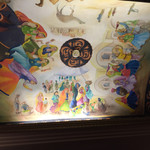 2016年12月4日 インドの雰囲気満点の天井絵