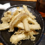 山元麺蔵 - 土ゴボウの天婦羅