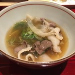 銀座 しのはら - ★9.5鍋　九条ネギとツキノワグマ