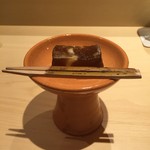 銀座 しのはら - ★7　百合根と黒蜜のくず焼き