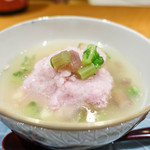 和庵 - 16-11鯛、赤蕪蒸し、潮餡掛け