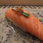 鮨処 有馬 - キングサーモン（大助）